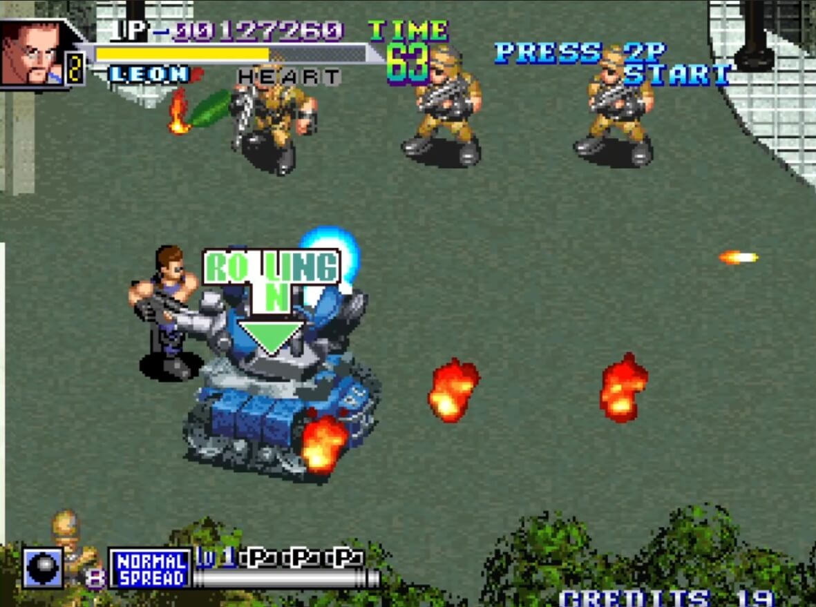 Shock Troopers 2nd Squad - геймплей игры Arcade